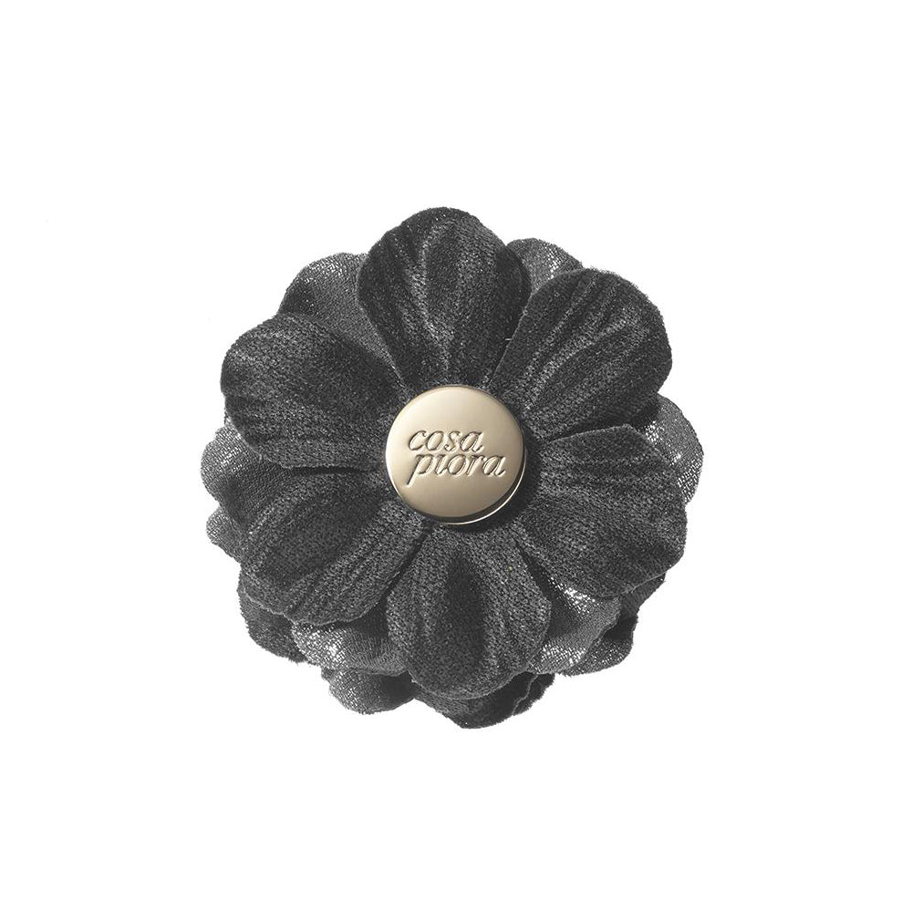 CP TALENTO SILVER L DIPTYCH LAPEL FLOWER