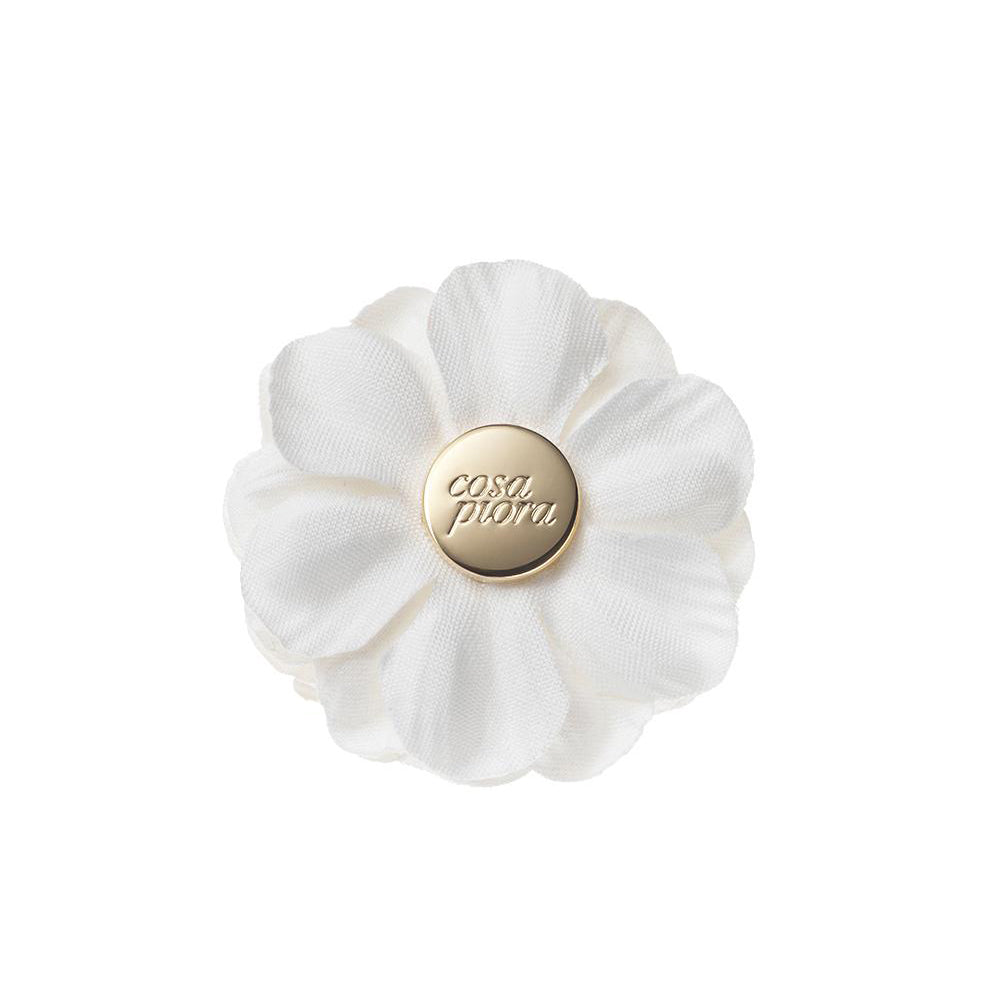 CP RISPETTO WHITE L ICONIC LAPEL FLOWER