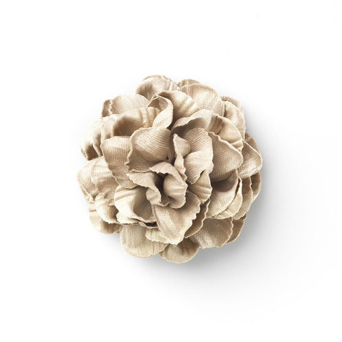 CP RISPETTO BEIGE L ICONIC LAPEL FLOWER