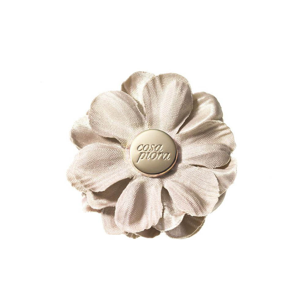 CP RISPETTO BEIGE L ICONIC LAPEL FLOWER