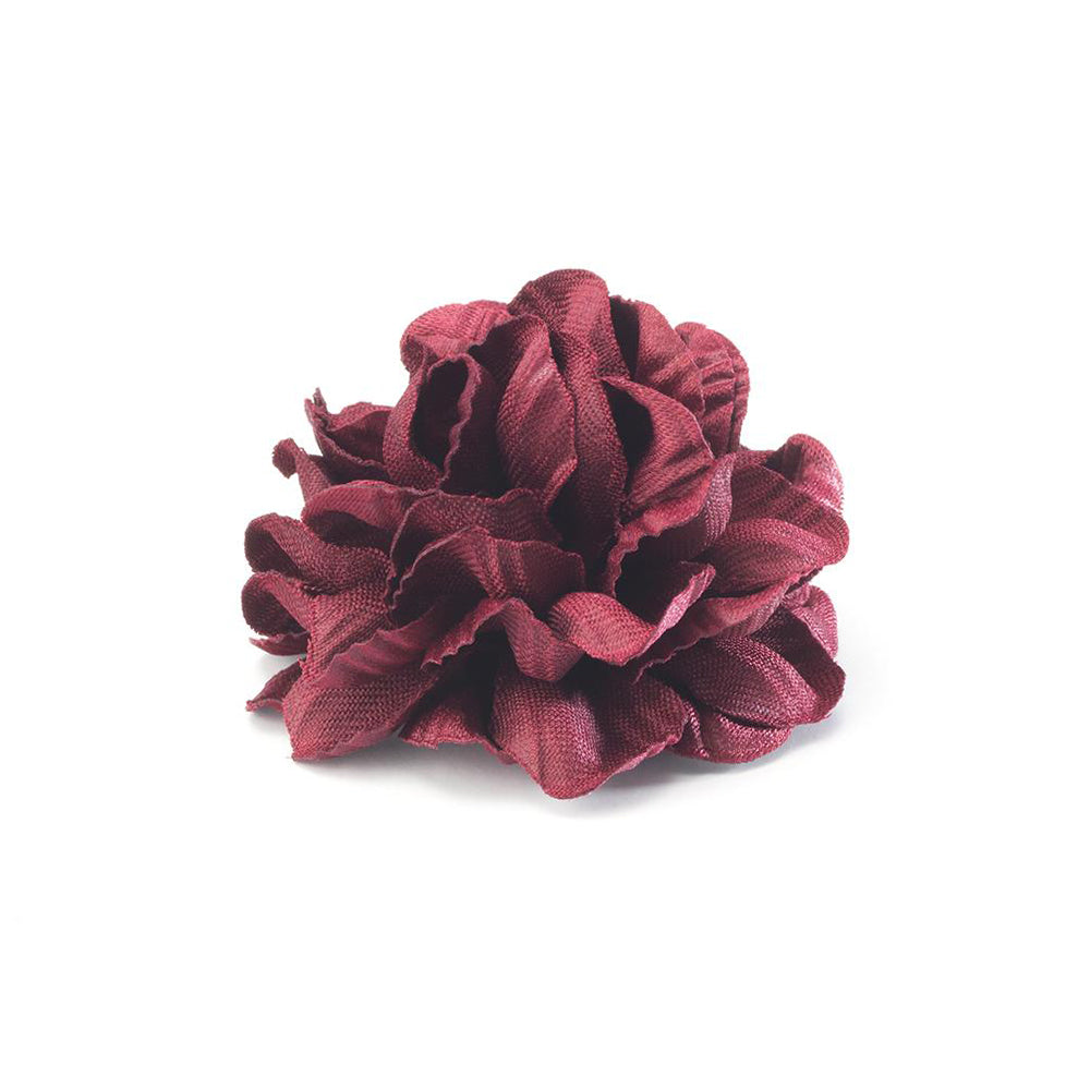 CP RISPETTO BURGUNDY L ICONIC LAPEL FLOWER