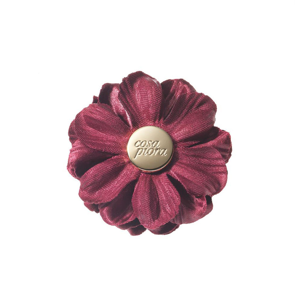 CP RISPETTO BURGUNDY L ICONIC LAPEL FLOWER