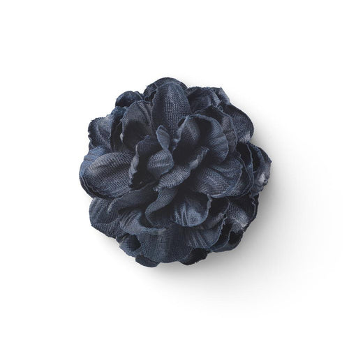 CP RISPETTO NAVY L ICONIC LAPEL FLOWER