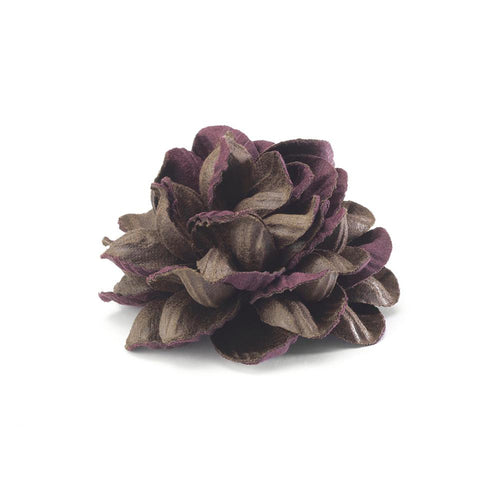 CP TALENTO PURPLE L DIPTYCH LAPEL FLOWER