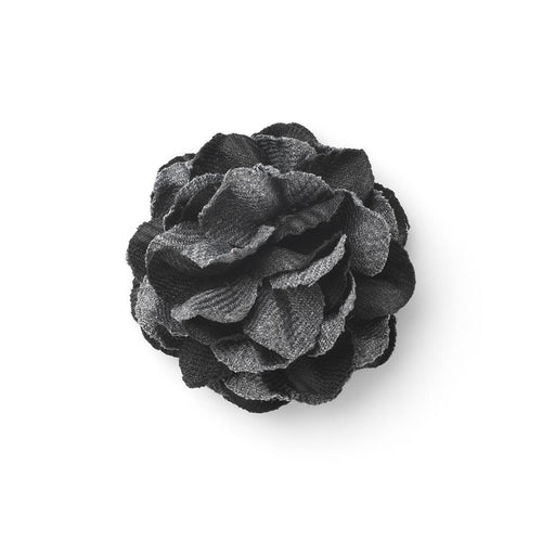 CP BRAVADO GREY L COLOR BLOCK LAPEL FLOWER