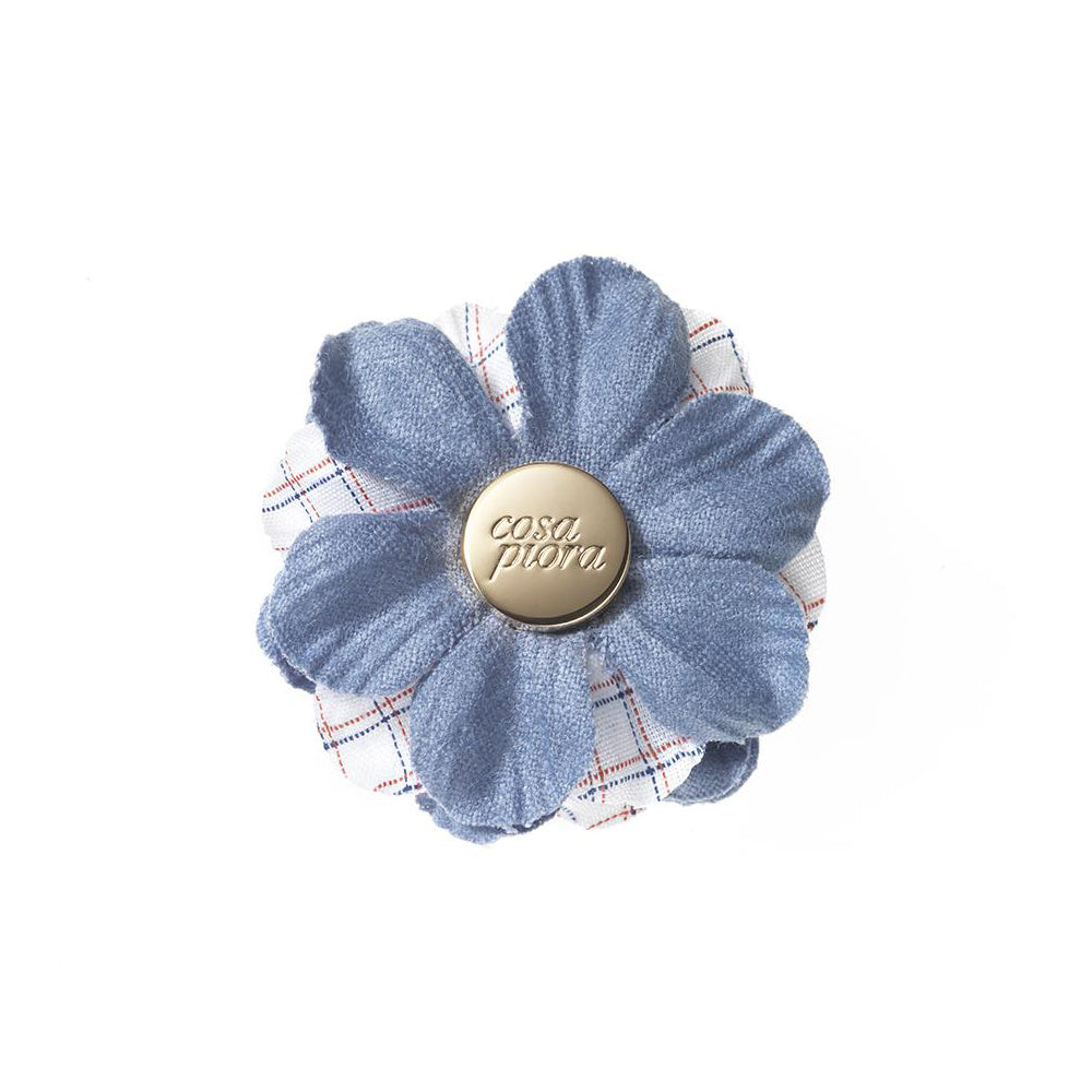 CP BRAVADO LIGHT BLUE L COLOR BLOCK LAPEL FLOWER