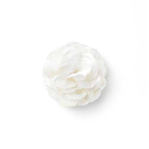 CP GLORIO WHITE M BASIC LAPEL FLOWER