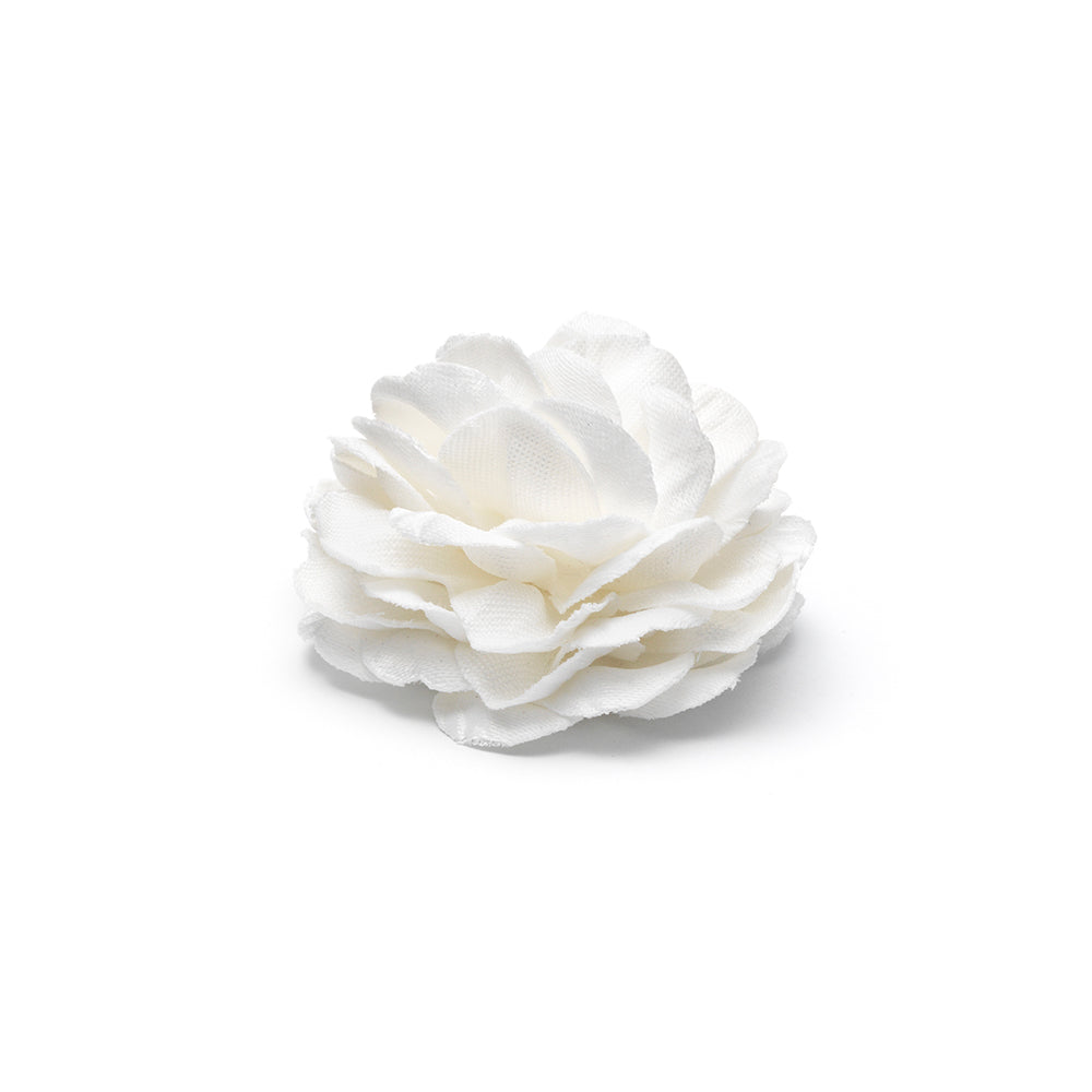 TEST GLORIO WHITE M BASIC LAPEL FLOWER