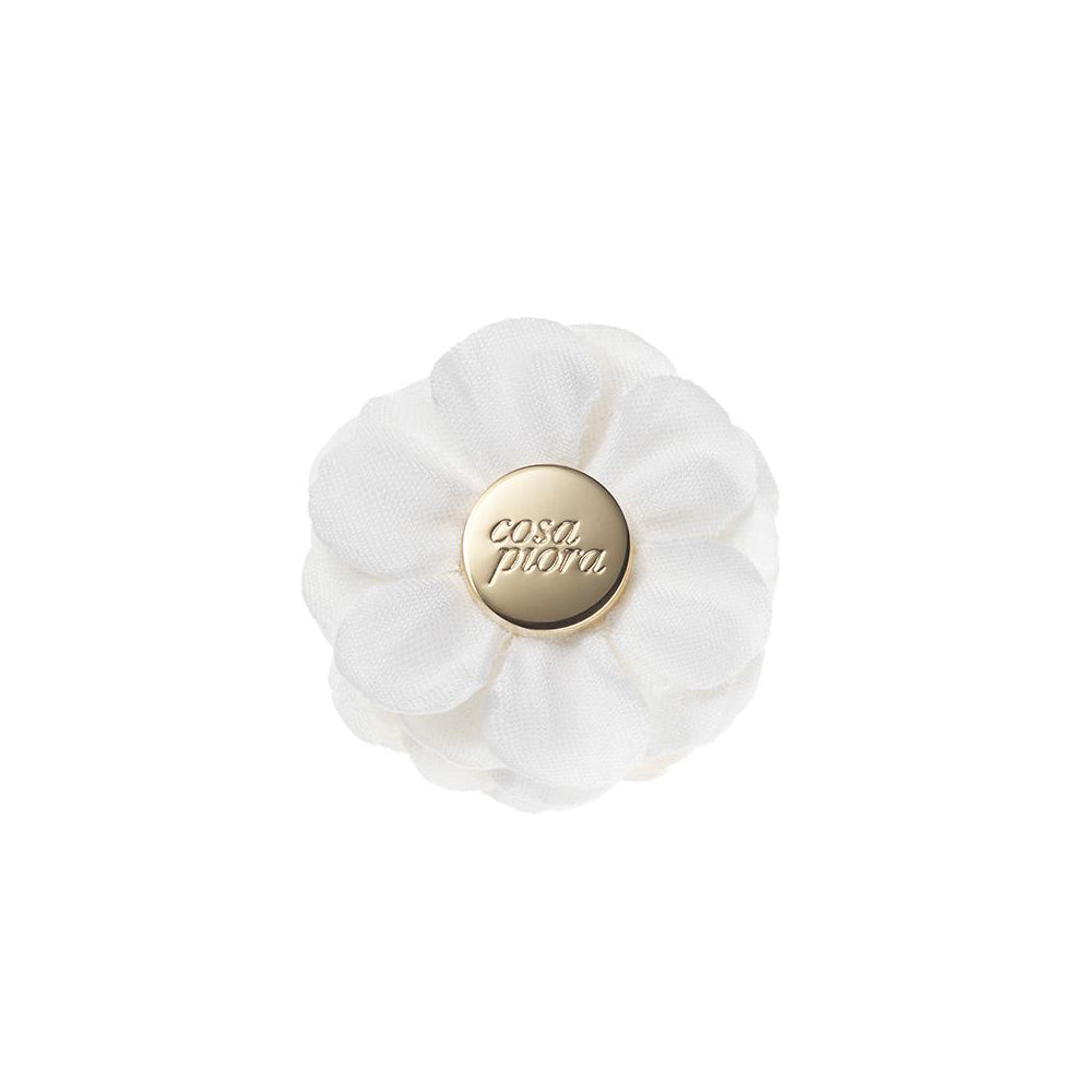 TEST GLORIO WHITE M BASIC LAPEL FLOWER