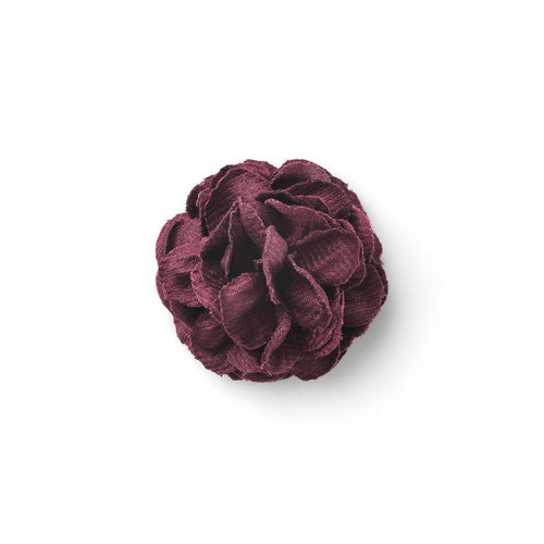 CP GLORIO BURGUNDY M BASIC LAPEL FLOWER