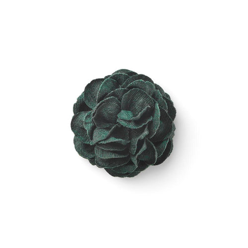 CP GLORIO GREEN M BASIC LAPEL FLOWER