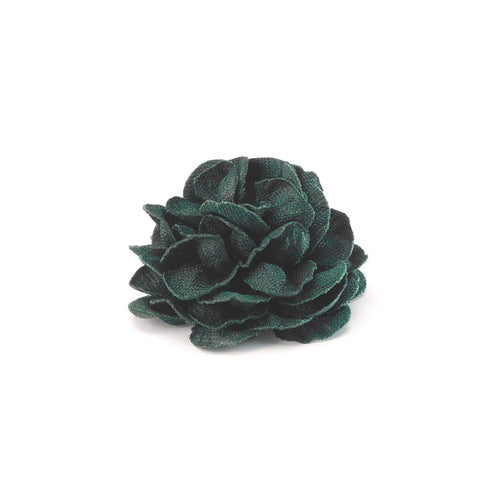 CP GLORIO GREEN M BASIC LAPEL FLOWER