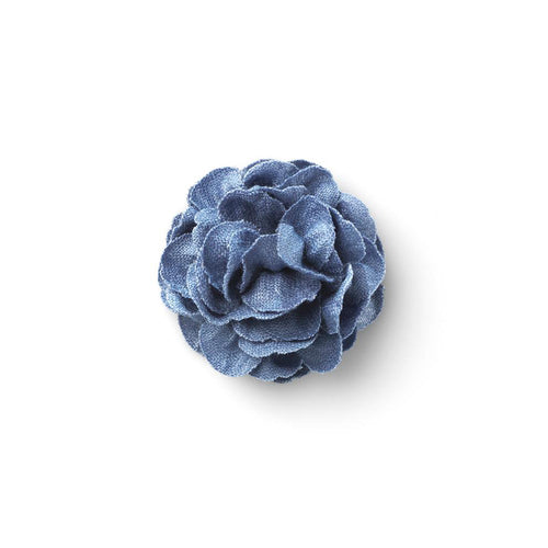 CP GLORIO PALE BLUE M BASIC LAPEL FLOWER