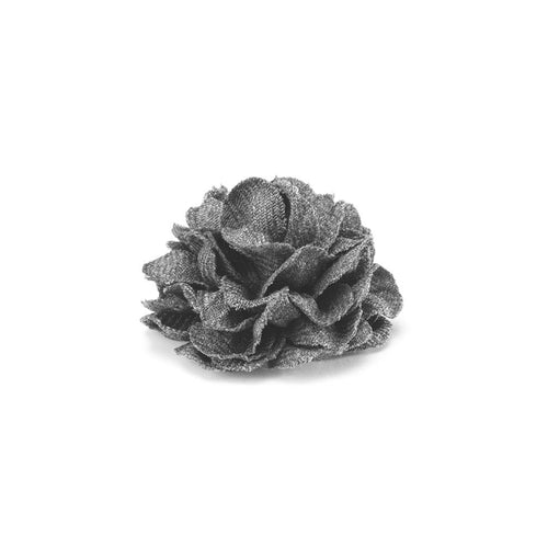 CP GLORIO GREY M BASIC LAPEL FLOWER