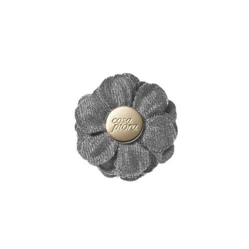 CP GLORIO GREY M BASIC LAPEL FLOWER