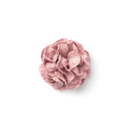 CP VIVIDO LIGHT PINK M  SOLID LAPEL FLOWER