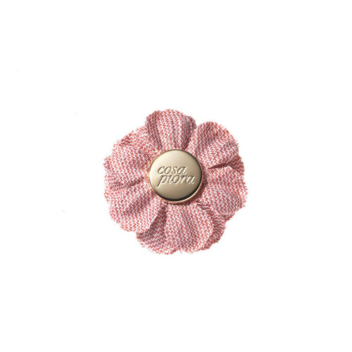 CP VIVIDO LIGHT PINK M  SOLID LAPEL FLOWER