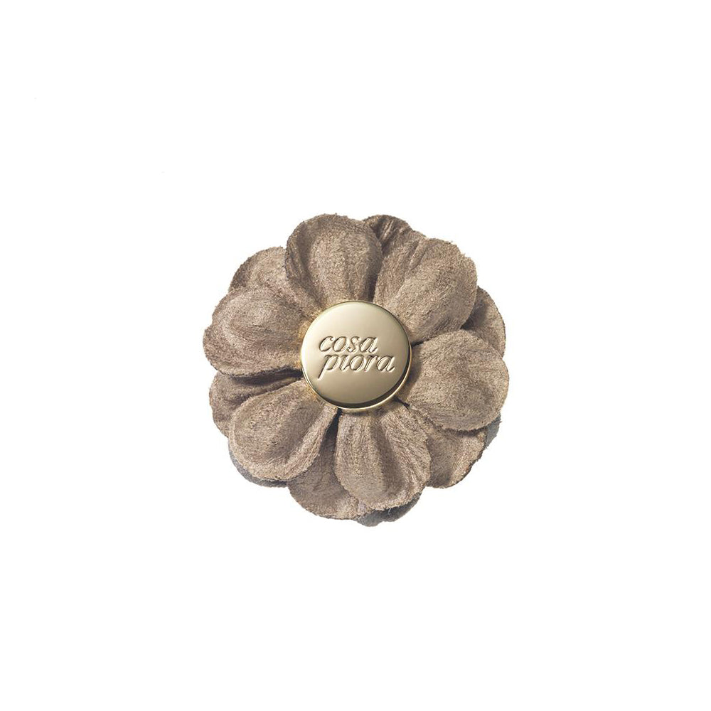 CP TALENTO KHAKI M DIPTYCH LAPEL FLOWER