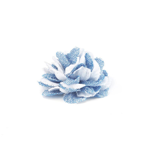 CP BRAVADO LIGHT BLUE M COLOR BLOCK LAPEL FLOWER