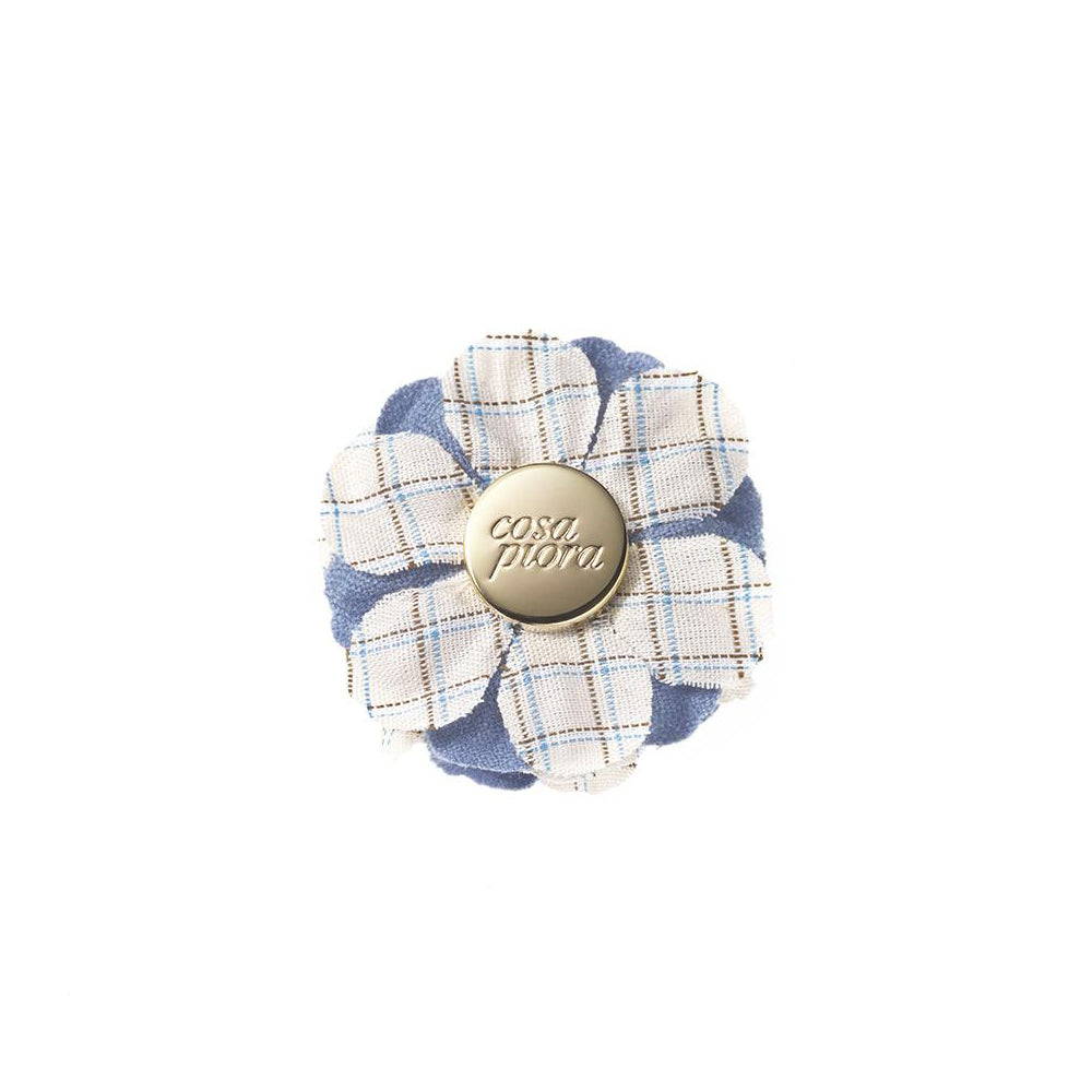 CP BRAVADO BEIGE M COLOR BLOCK LAPEL FLOWER