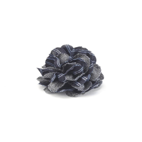 CP BRAVADO GREY M  COLOR BLOCK LAPEL FLOWER