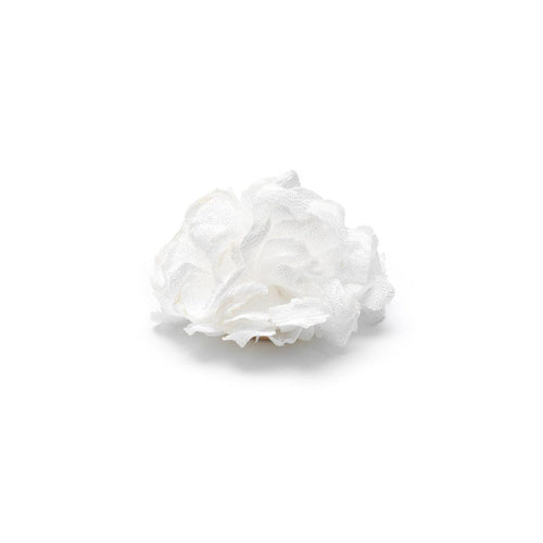 BRAMA WHITE S BURNED LAPEL FLOWER