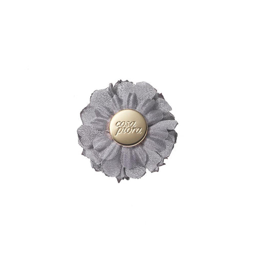 BRAMA GREY S BURNED LAPEL FLOWER