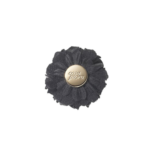 BRAMA BLACK S BURNED LAPEL FLOWER