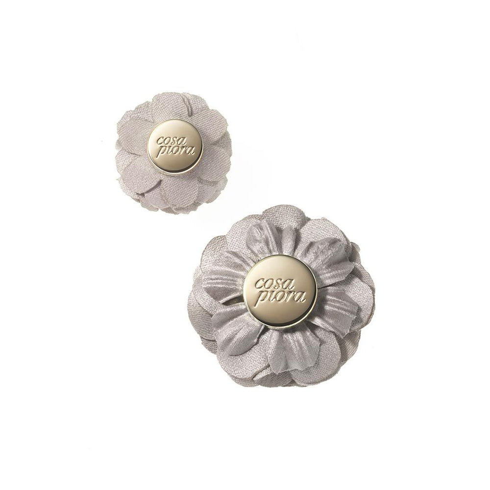 COMPAGNIA BEIGE DUPLE LAPEL FLOWER