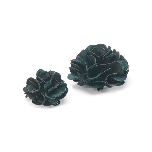 COMPAGNIA DARK GREEN DUPLE LAPEL FLOWER