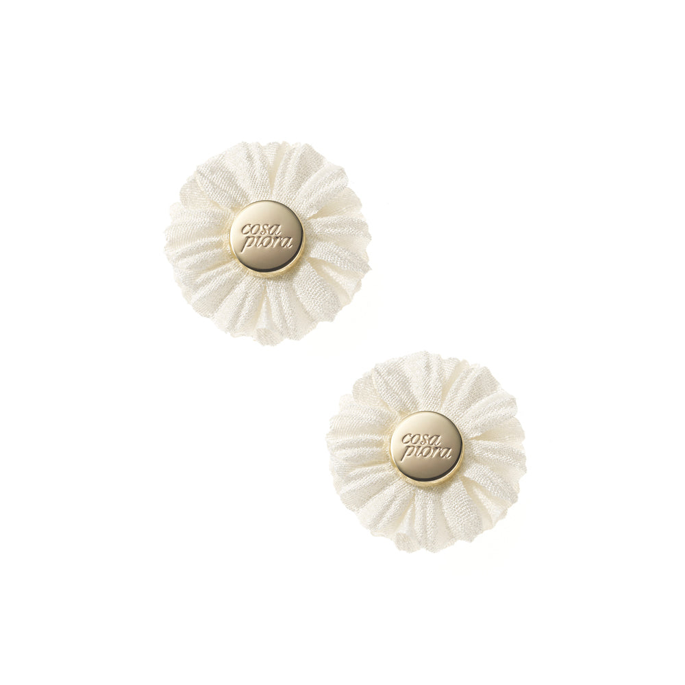 COMPAGNIA BEIGE DUO LAPEL FLOWER