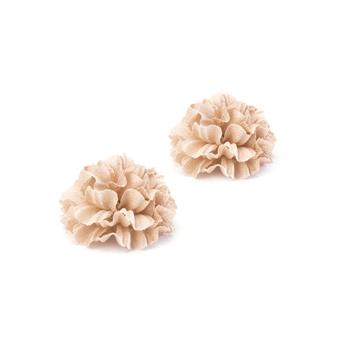 COMPAGNIA INDIAN PINK DUO LAPEL FLOWER