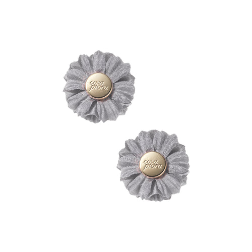 COMPAGNIA GREY DUO LAPEL FLOWER