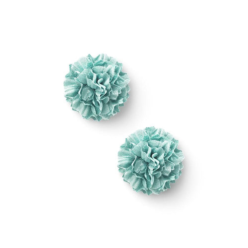 COMPAGNIA INDIAN BLUE DUO LAPEL FLOWER